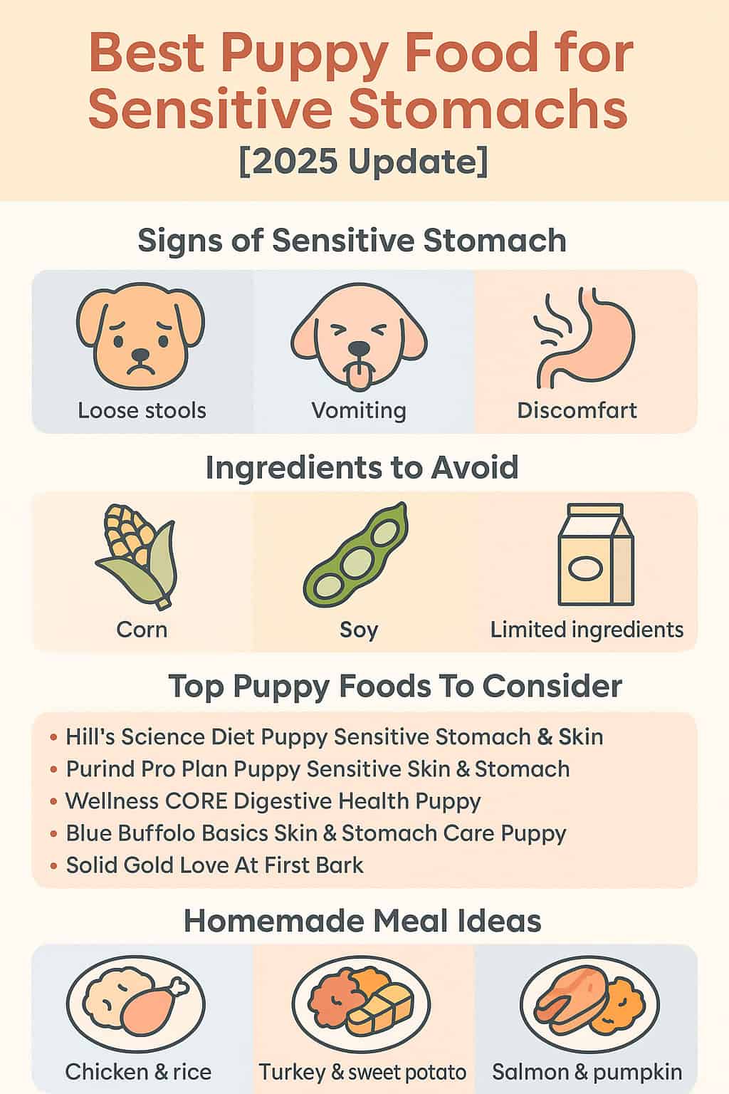 Best Puppy Food for Sensitive Stomachs [2025 Update]