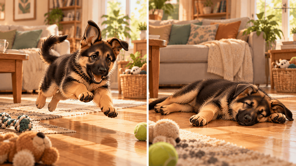 puppy sleep schedule by age