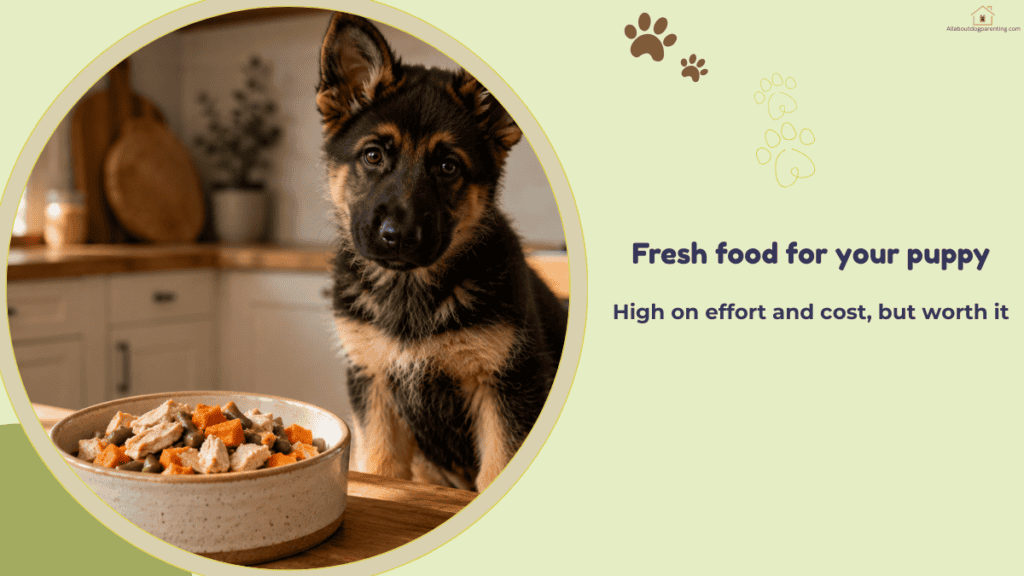 fresh dog food for puppies