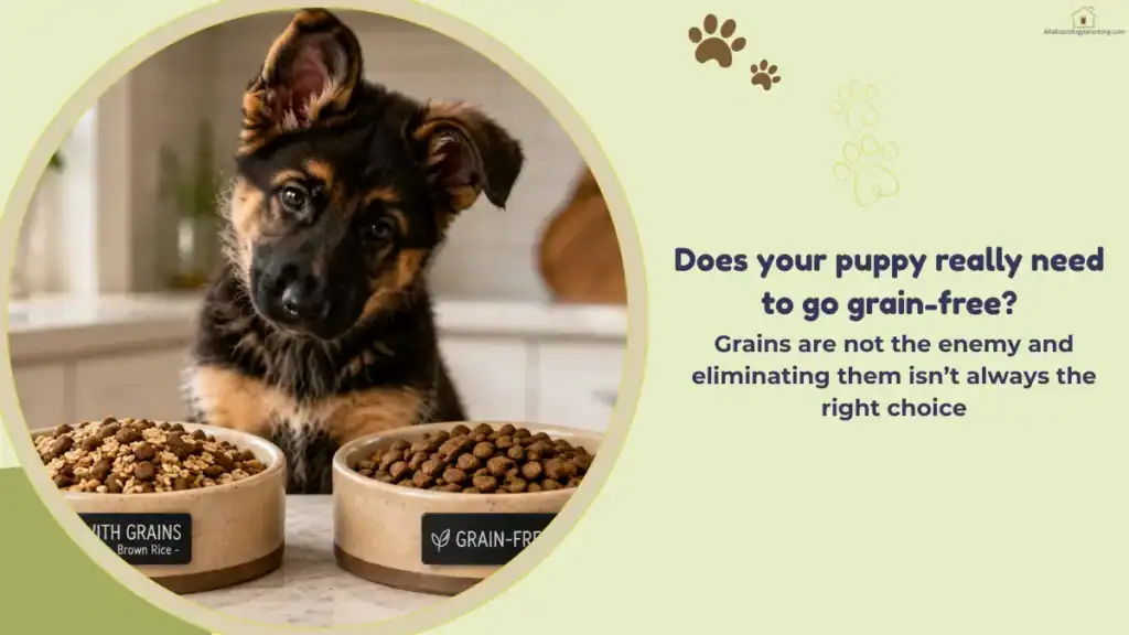 grain-free puppy food safe