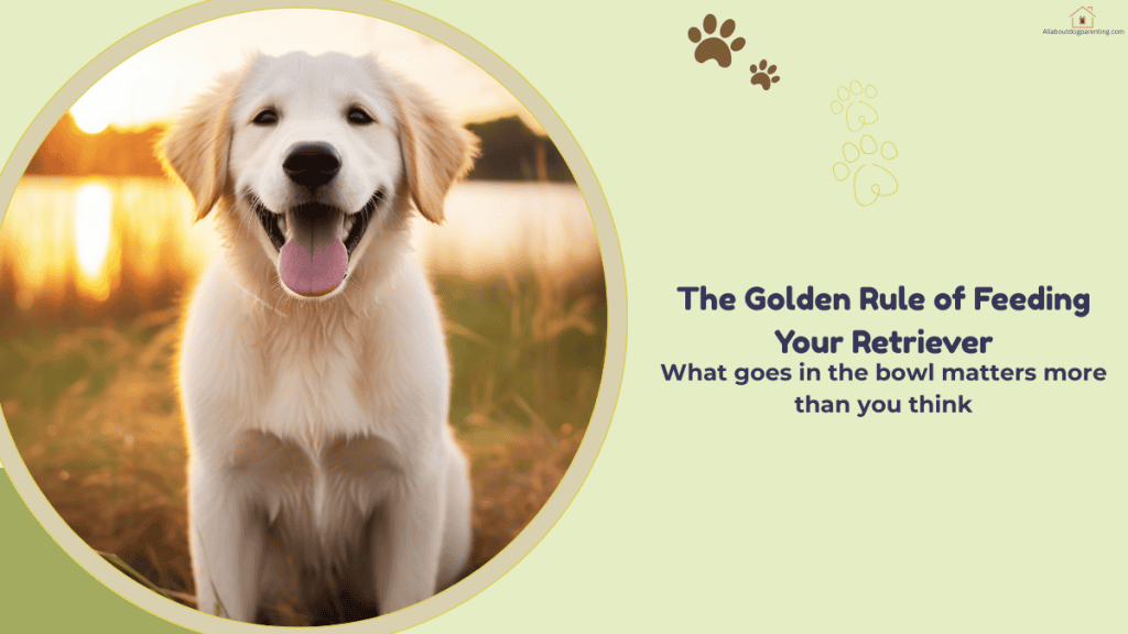 Golden Retriever puppy food