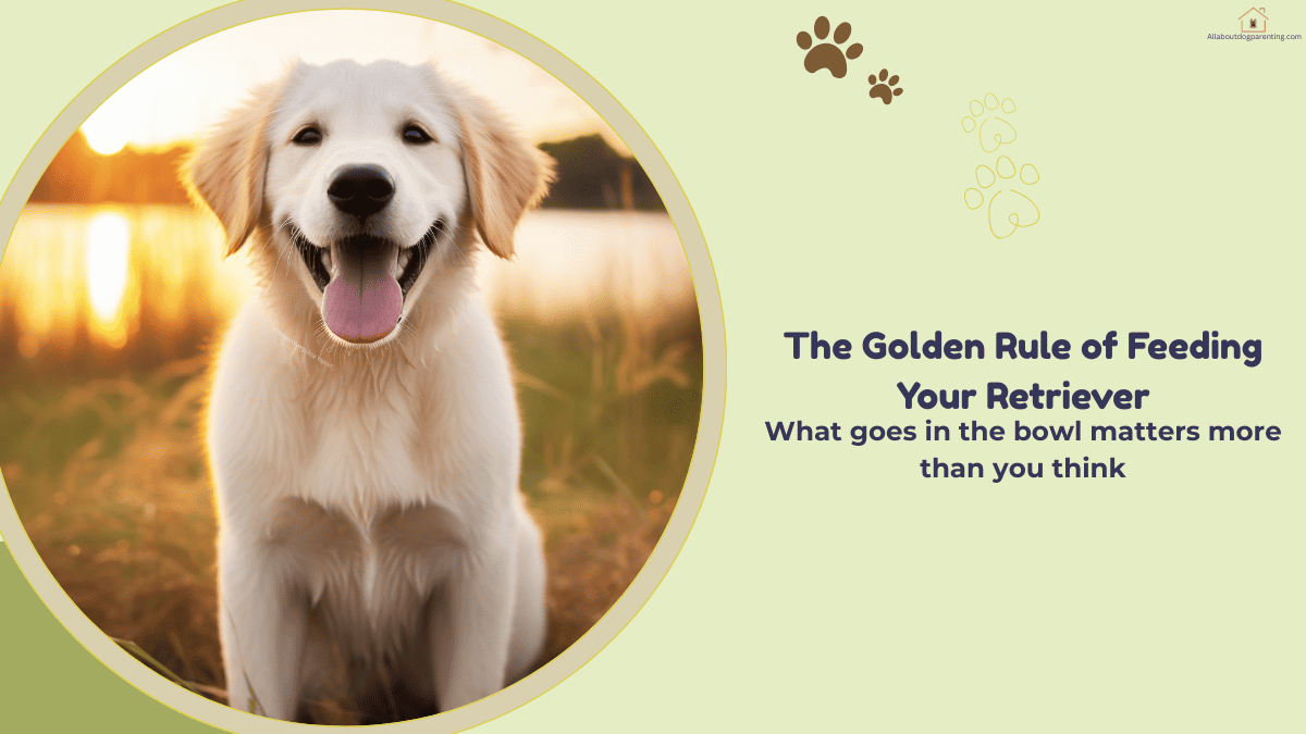 Golden Retriever puppy food