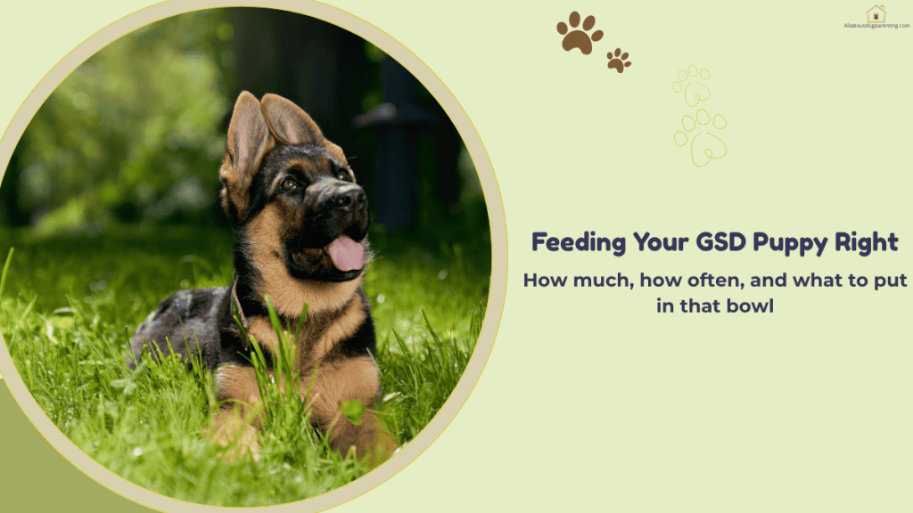german shepherd puppy food