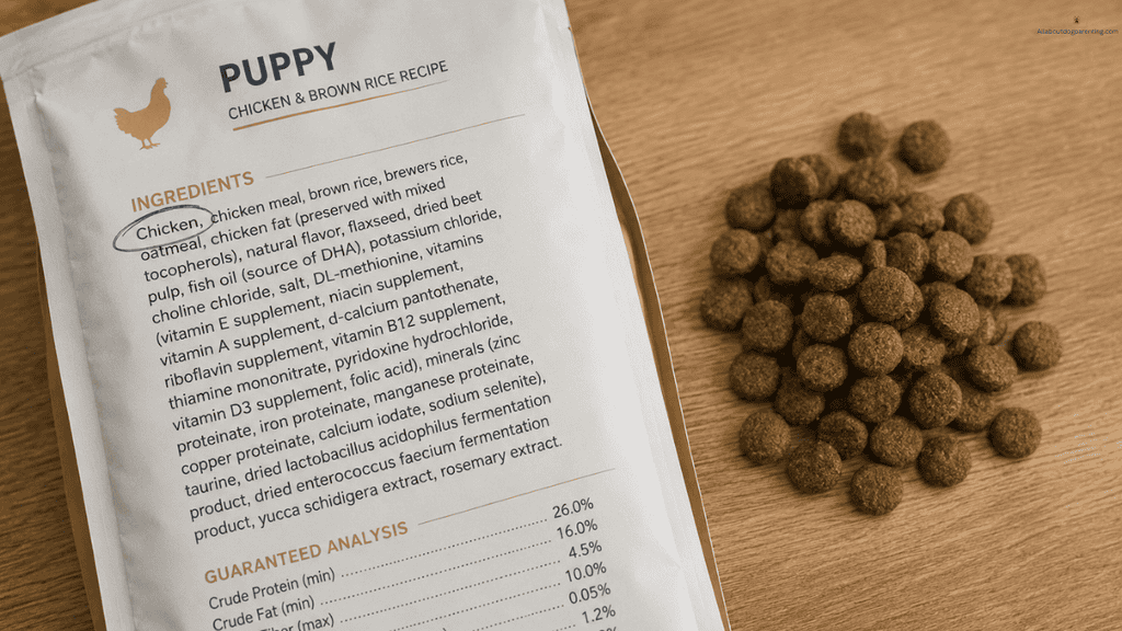 guaranteed analysis puppy food