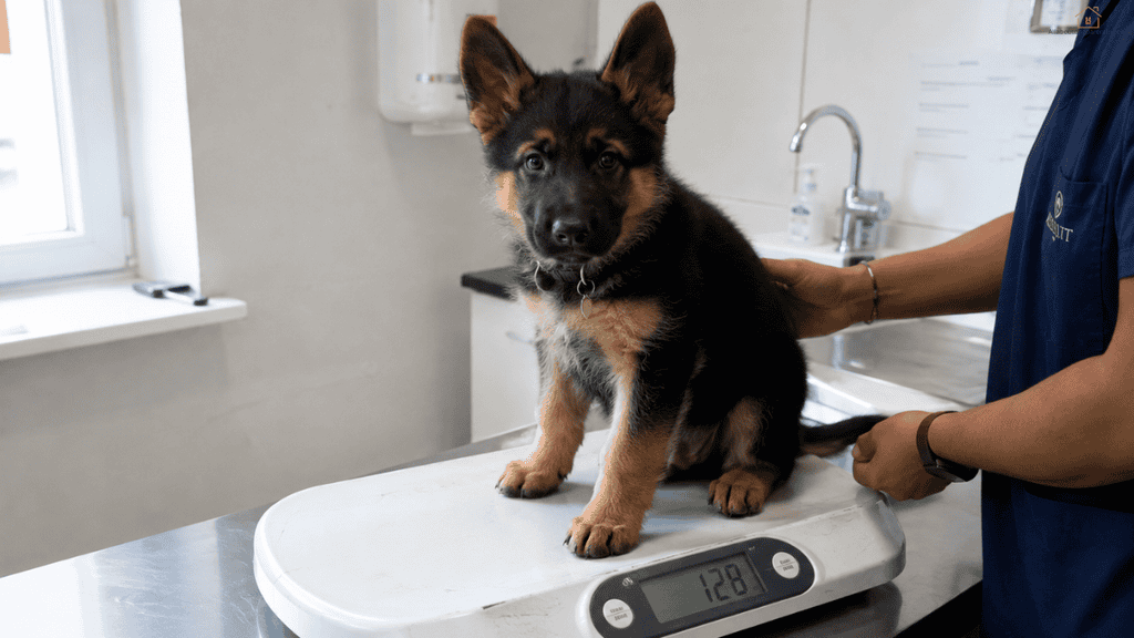 puppy growth chart