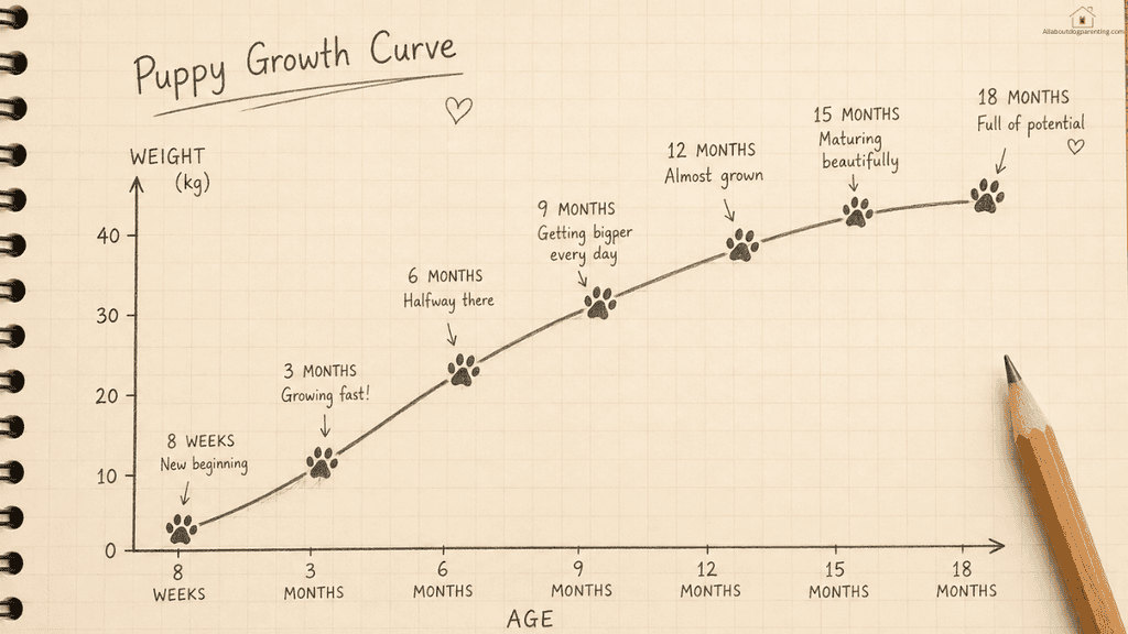 puppy growth curve