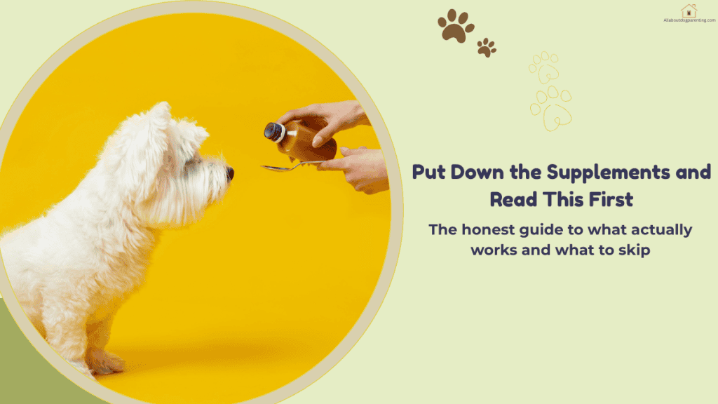 puppy supplements guide
