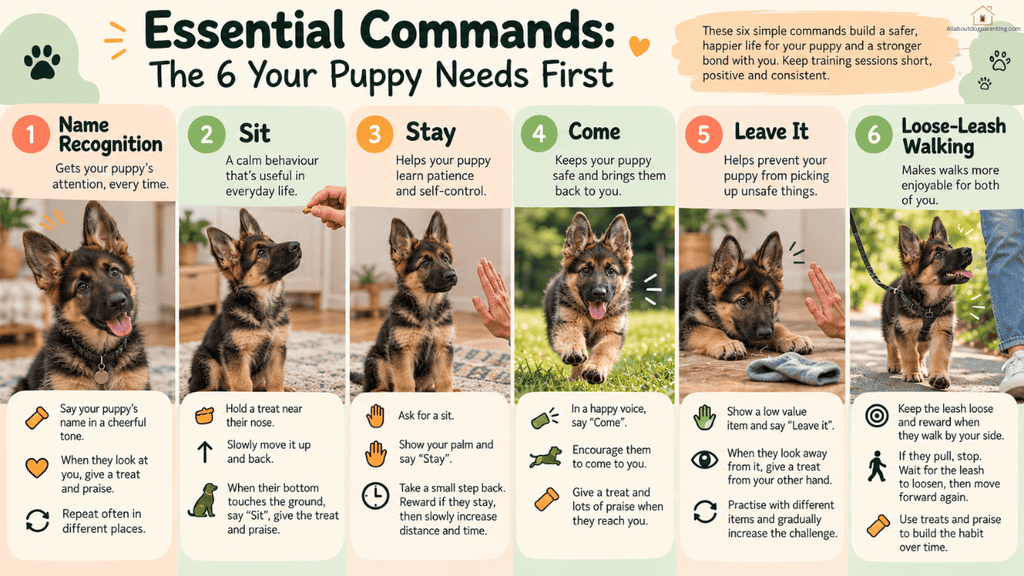 puppy training commands