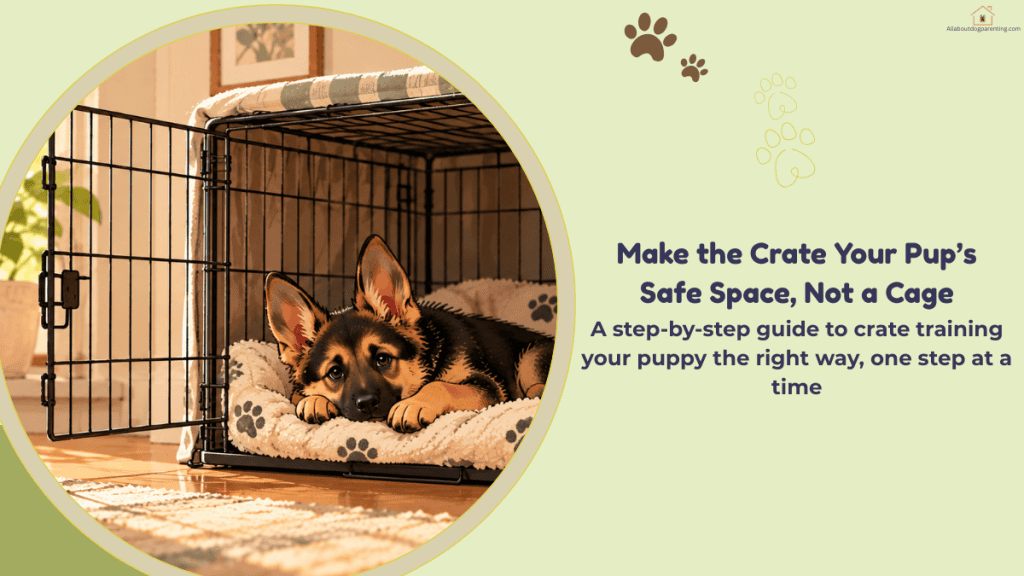 crate training a puppy