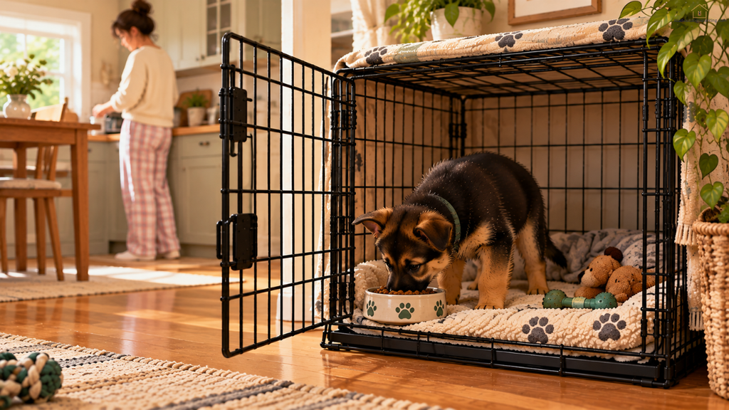 how long to crate train a puppy