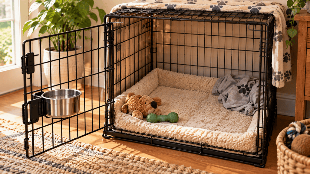 how to crate train a puppy
