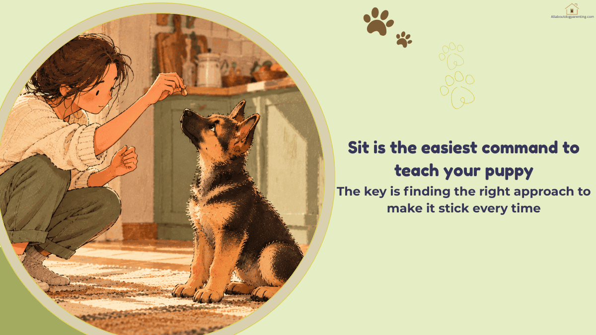 teach puppy to sit